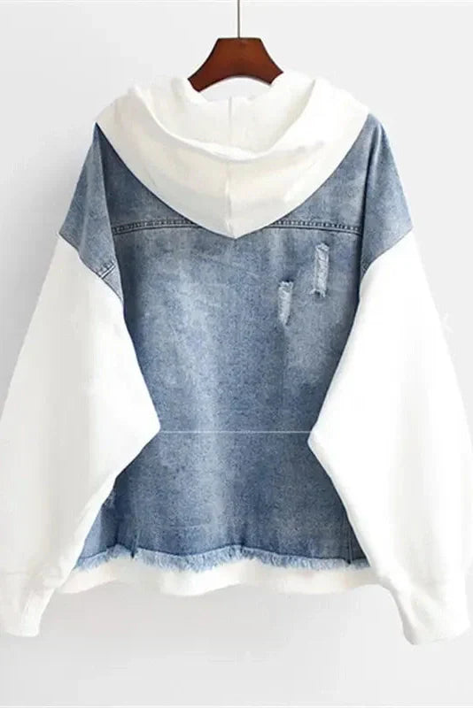 Bicolor Jeansjack