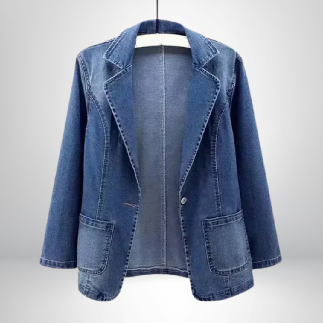 Sofia® | Stijlvolle Denim Blazer Voor Vrouwen