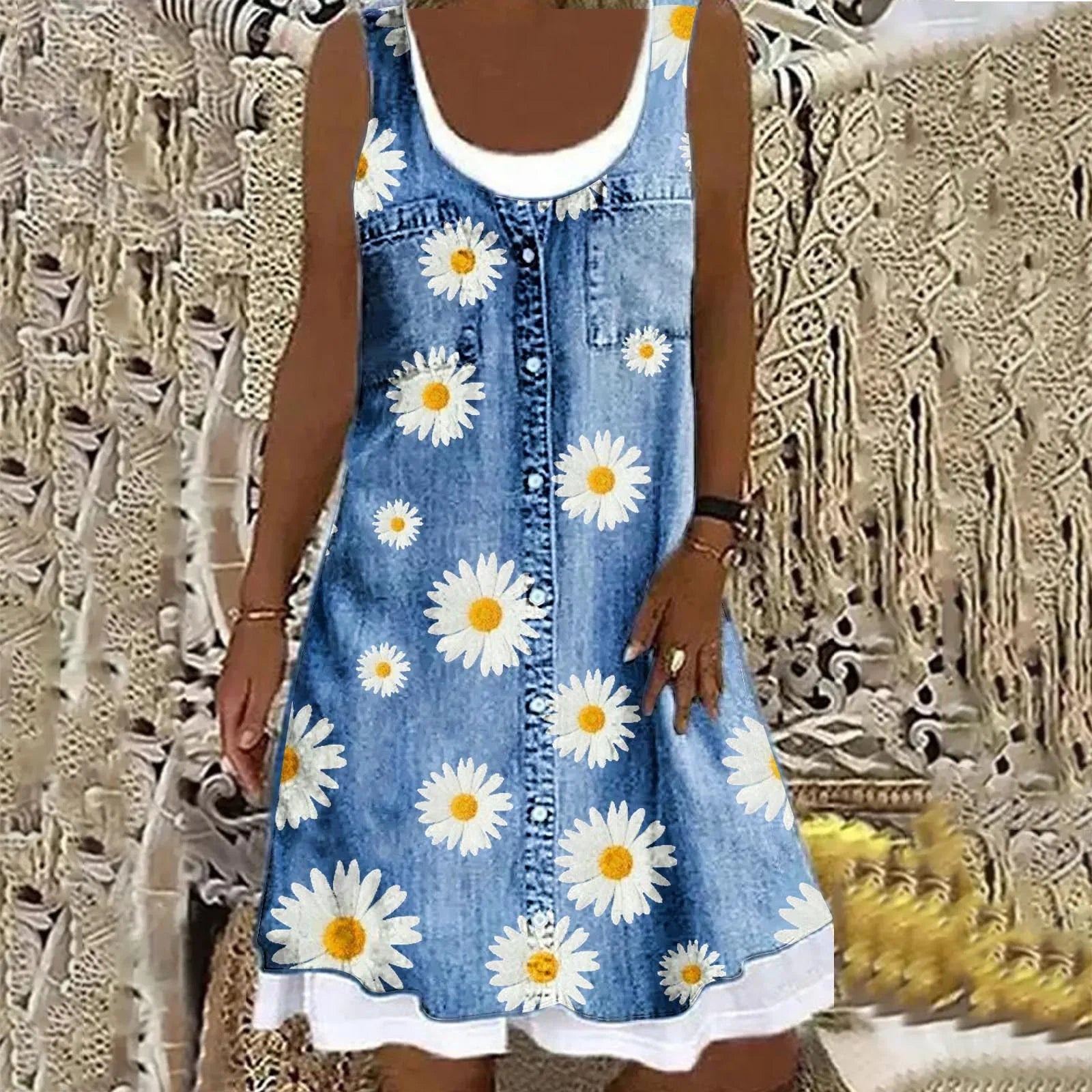 Sofia™ | Zachte en Elegante Denimjurk
