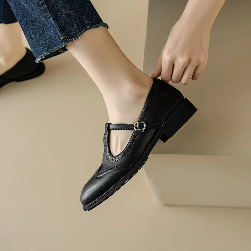 Mary-Jane™| Elegante T-Strap Mary Janes