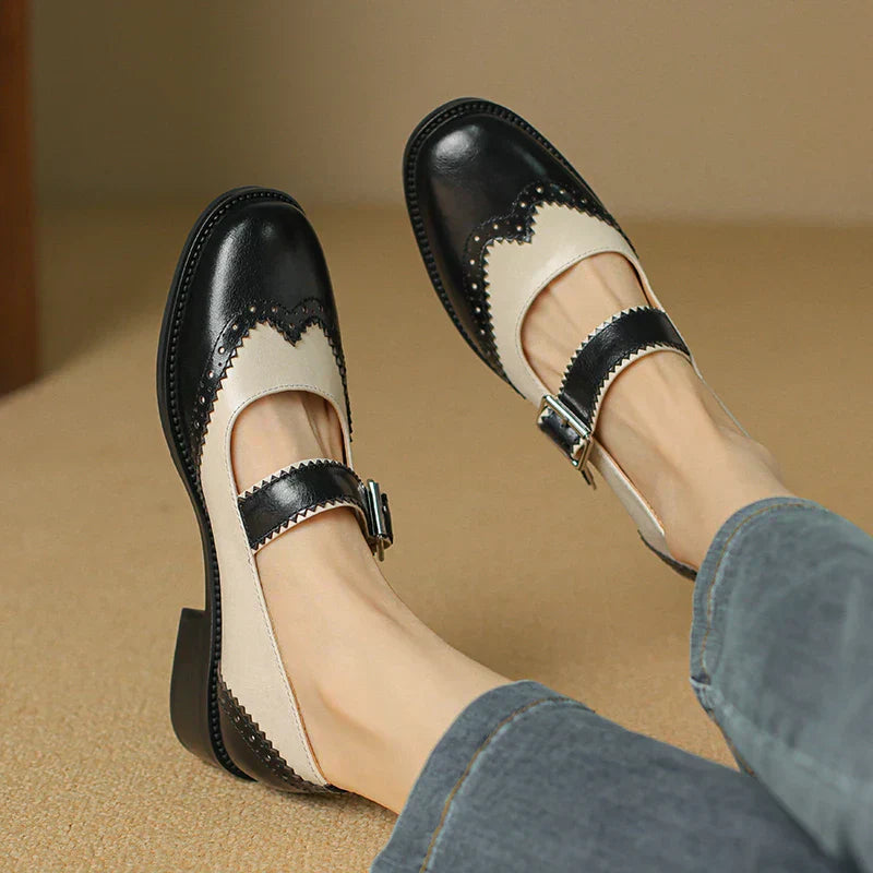 Mary-Jane™| Miana Leren Mary Janes