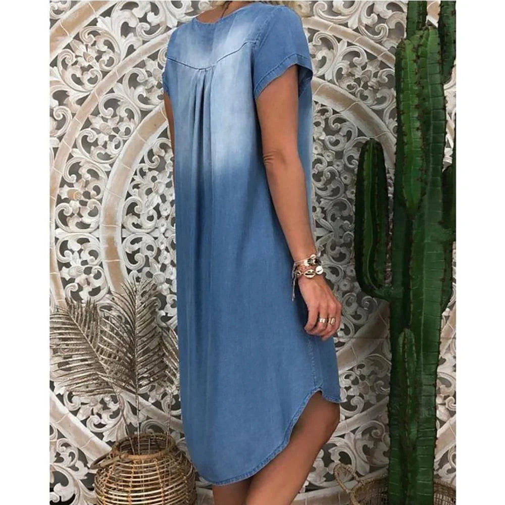 Sofia™ | Casual Denim Zomerjurk