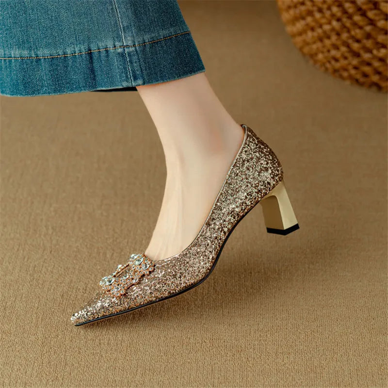 Mary-Jane™| Gloria Glitter Pumps