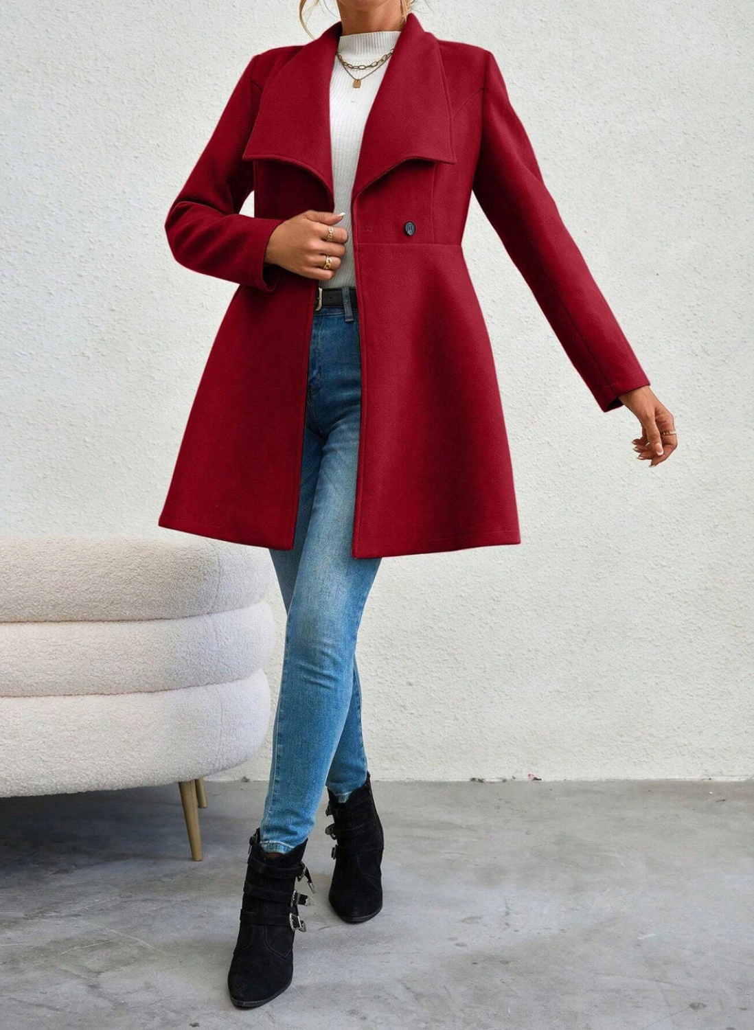 Elina | Dubbelzijdige Trui Blazer
