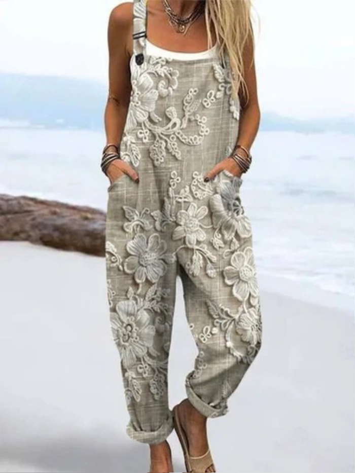 Davi™ – Artistiek Katoenen Jumpsuit