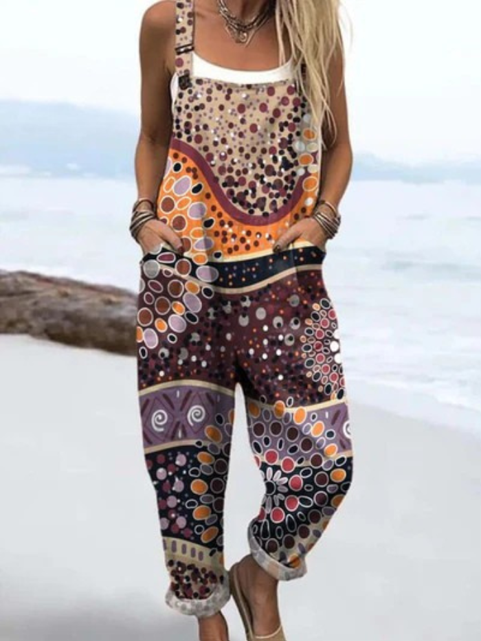 Katherina™ – Artistieke Katoenen Jumpsuit