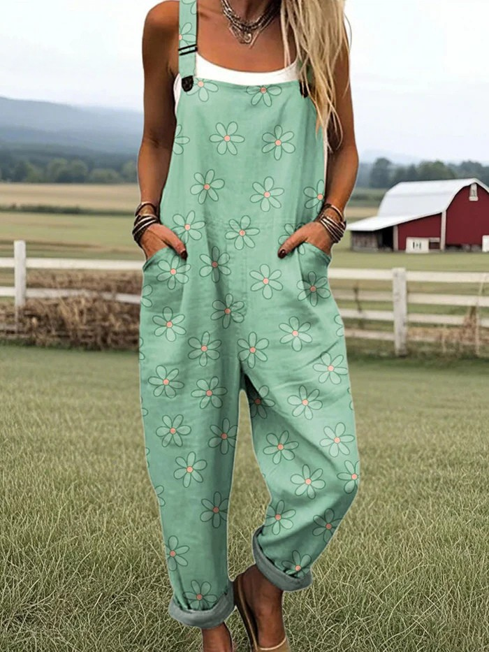 Dorota™ | Artistieke Katoenen Jumpsuit