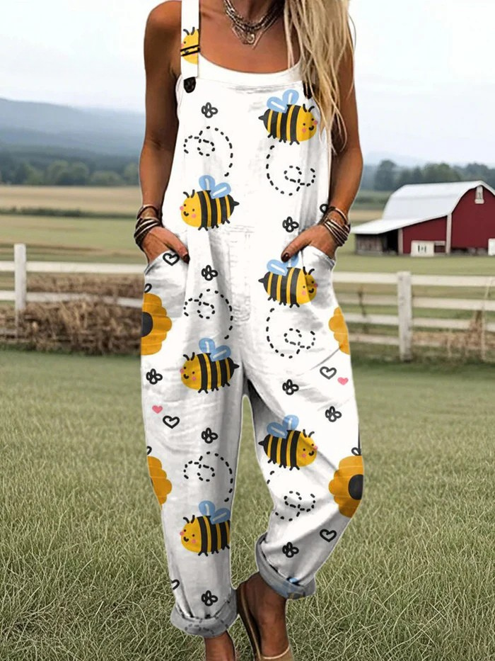 Karolina™ | Artistieke Katoenen Jumpsuit