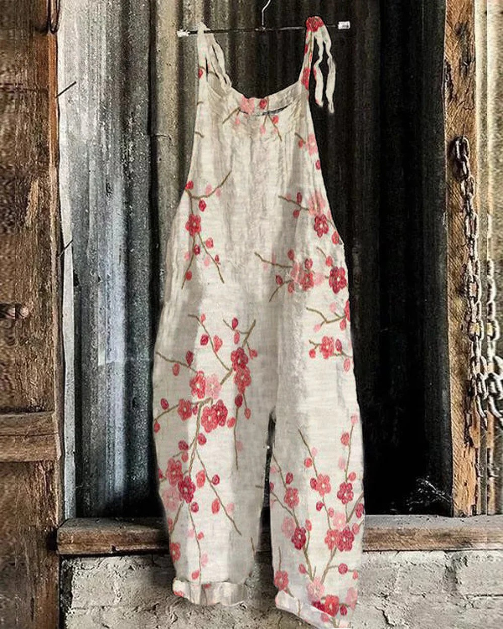 Helene - Jumpsuit Bloemen Vintage