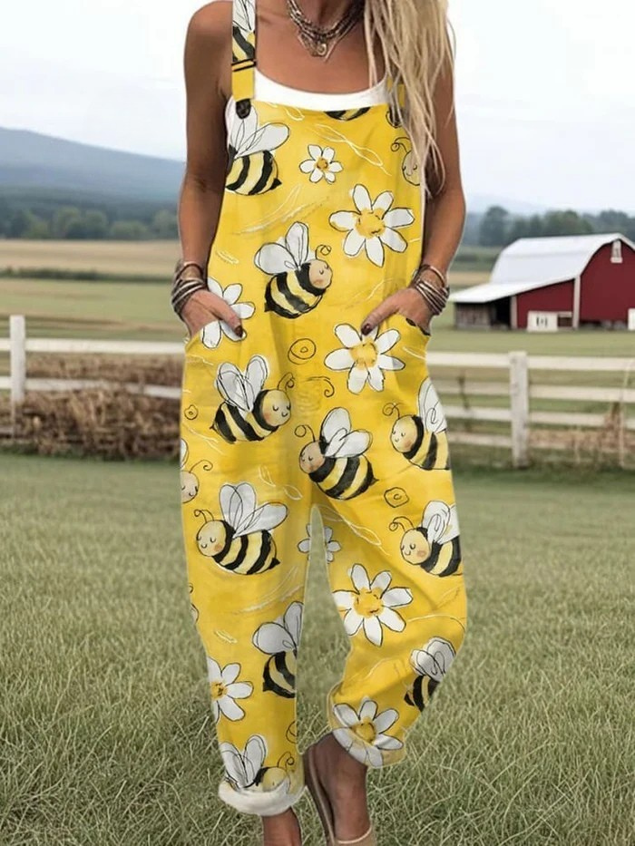 Zerva™ – Artistieke Katoenen Jumpsuit