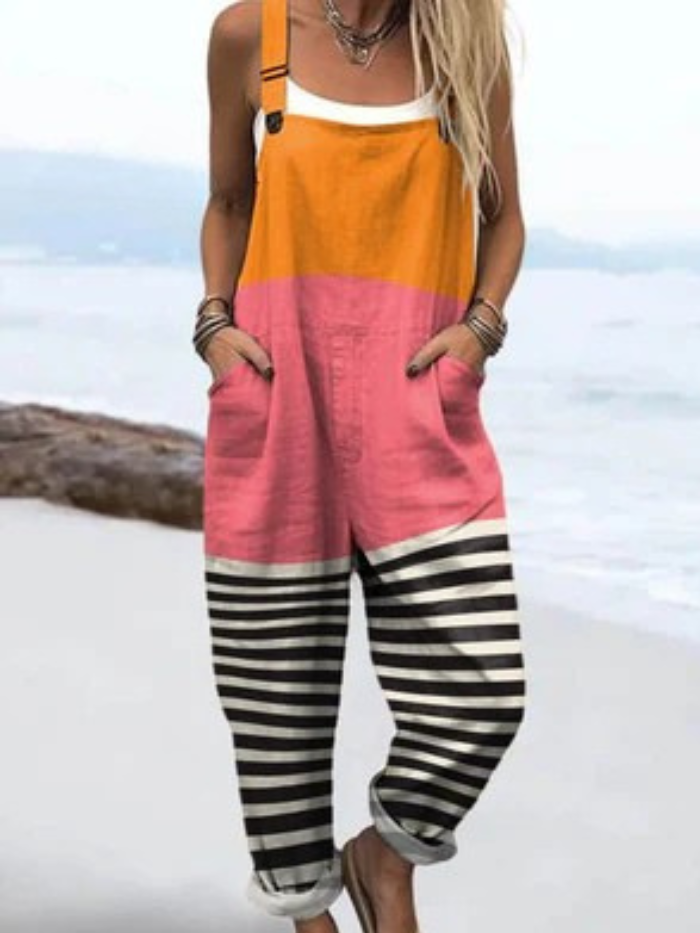 Quinn™ – Artistieke Katoenen Jumpsuit