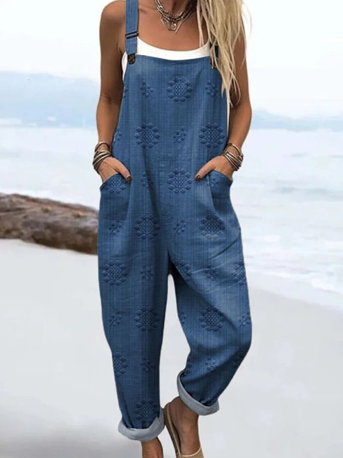 Petra™ – Artistieke Katoenen Jumpsuit