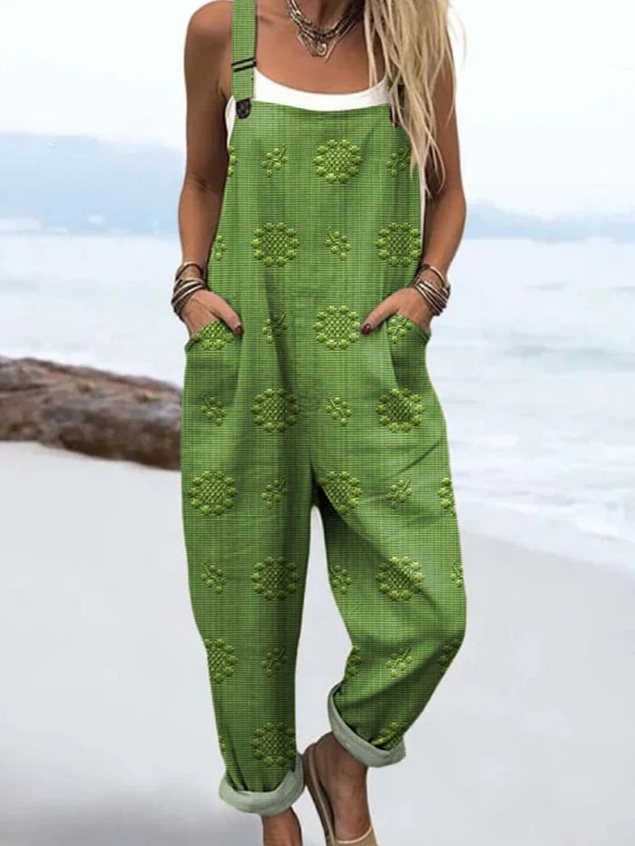 Petra™ – Artistieke Katoenen Jumpsuit
