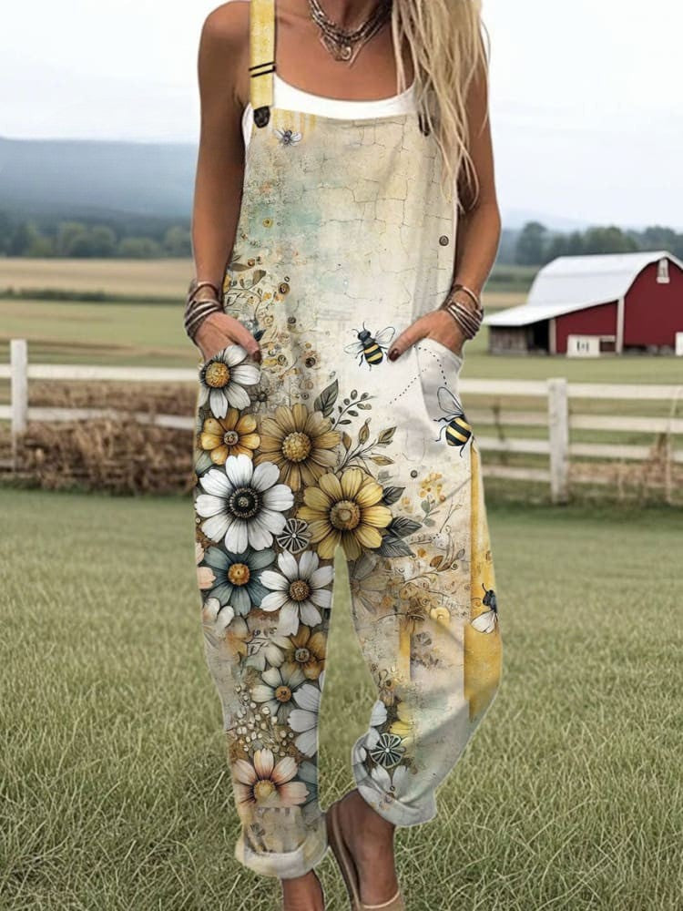 Gabriela™ | Artistieke Katoenen Jumpsuit
