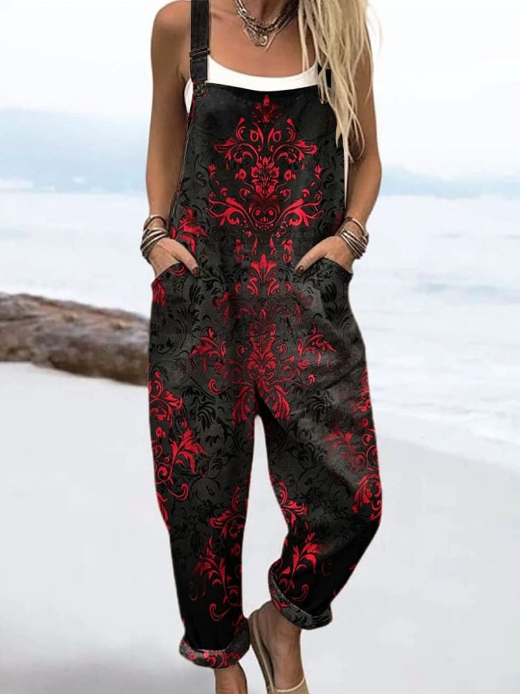 Irena™ | Artistieke Katoenen Jumpsuit