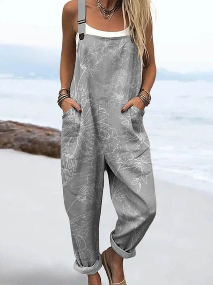 Marta™ | Katoenen Artistieke Jumpsuit