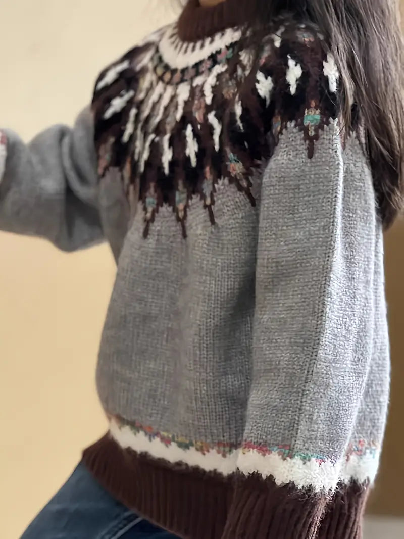 Fleece gevoerde trui voor kinderen met een gezellige uitstraling