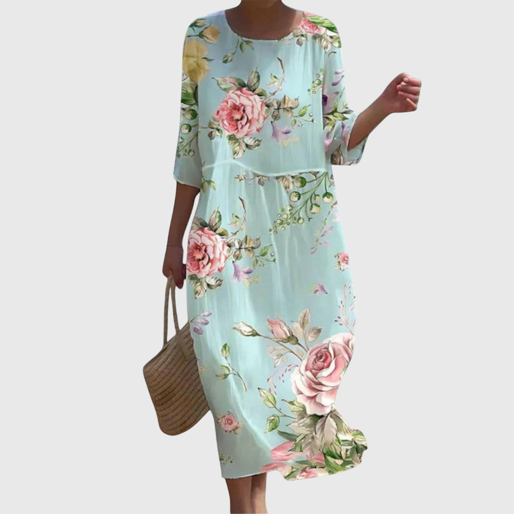 Hayley™ | Stijlvolle Bloemen Maxi Jurk