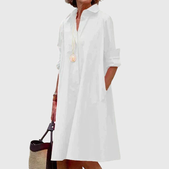 Paige™ - Elegante Jurk Met Zakken