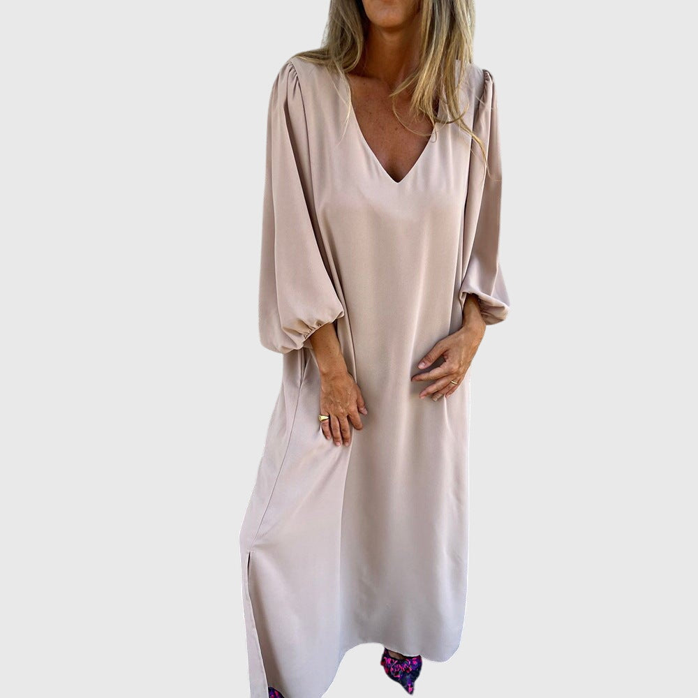 Carol™ - Lange Boho Jurk met Zakken