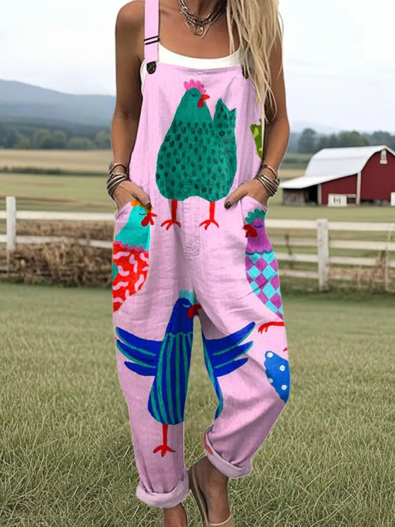 LW | Vintage Bloemen Jumpsuit voor Dames - Moeiteloze stijl en comfort de hele dag