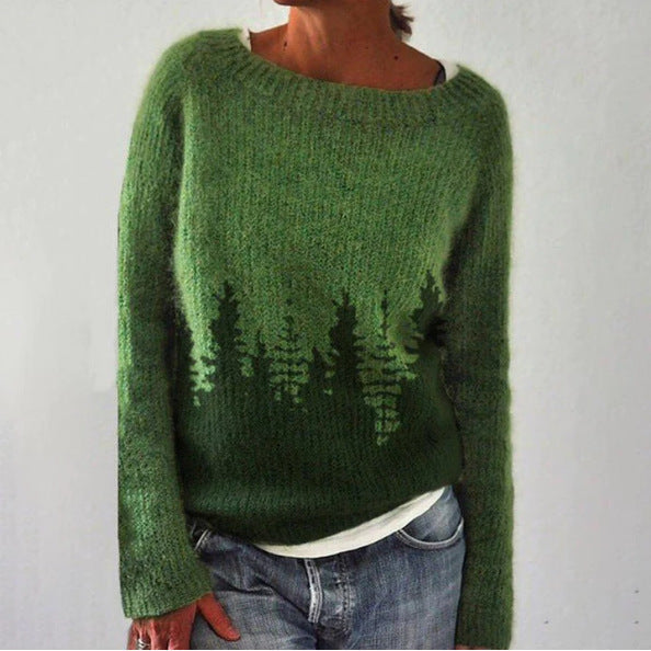 Chique Oversized Trui met Zachte Elegante Stijl