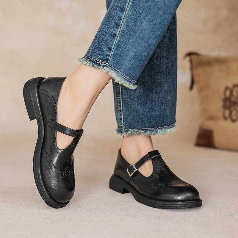Mattea | Elegante Mary Janes Van Leer