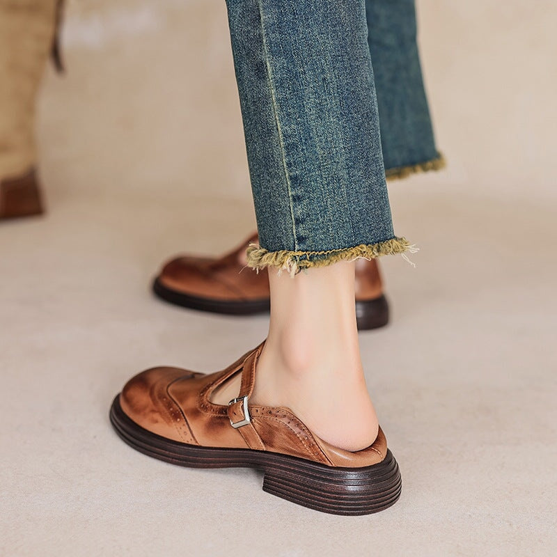 Mattea | Elegante Mary Janes Van Leer