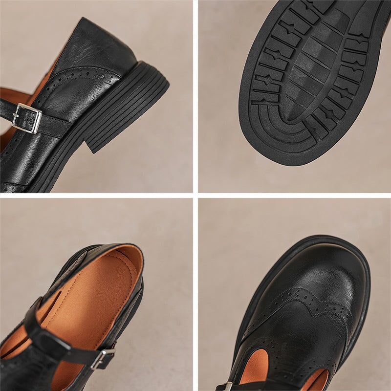 Mattea | Elegante Mary Janes Van Leer