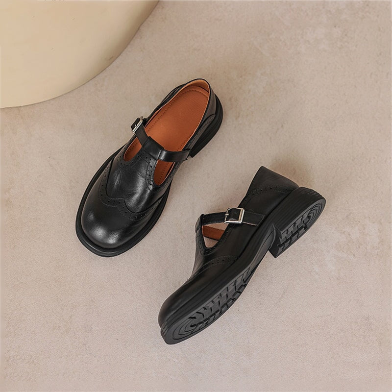 Mattea | Elegante Mary Janes Van Leer