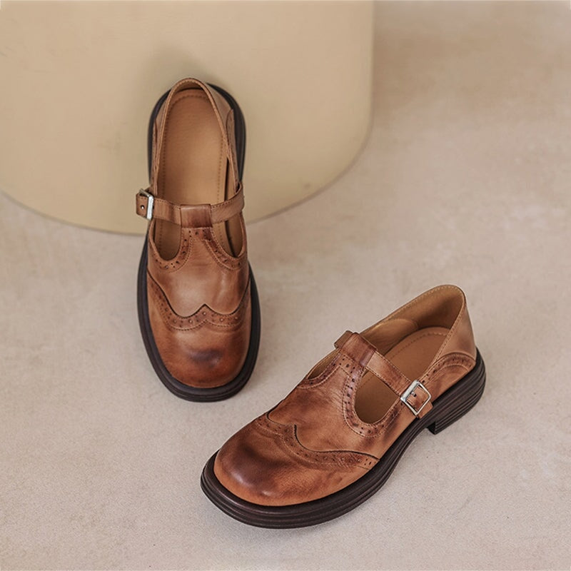 Mattea | Elegante Mary Janes Van Leer