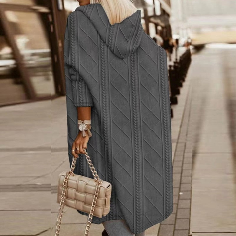Jelone - Extended Hoodie Cardigan